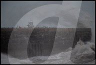 Storm Eowyn in Folkestone, UK.