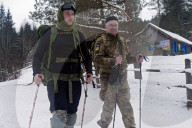 NATO ambassadors climb Ukraine mountain top during Unity of Allied Forces 2025 Forum