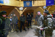 NATO ambassadors climb Ukraine mountain top during Unity of Allied Forces 2025 Forum