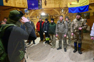 NATO ambassadors climb Ukraine mountain top during Unity of Allied Forces 2025 Forum