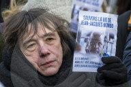 Rally for the release of Jean-Jacques Wondo, Belgian citizen imprisoned in Congo