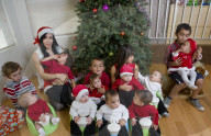 First Christmas for the octuplets