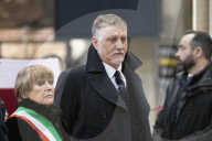 Torino, funerali di Luca Beatrice