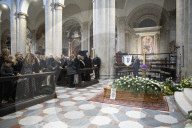 Torino, funerali di Luca Beatrice