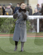 Zara Tindall at Cheltenham races