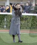 Zara Tindall at Cheltenham races