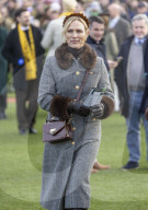 Zara Tindall at Cheltenham races