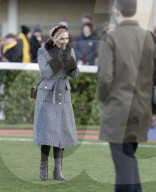 Zara Tindall at Cheltenham races