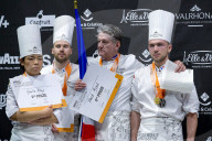 La France remporte la 2ème place de la Coupe du monde de pâtisserie lors du Salon Internationa de la Restauration (SIRHA) à Lyon
