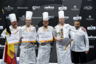 La France remporte la 2ème place de la Coupe du monde de pâtisserie lors du Salon Internationa de la Restauration (SIRHA) à Lyon