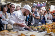 La France remporte la 2ème place de la Coupe du monde de pâtisserie lors du Salon Internationa de la Restauration (SIRHA) à Lyon