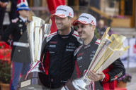 Podium du Rallye WRC Automobile de Monte-Carlo 2025