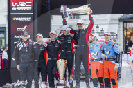 Podium du Rallye WRC Automobile de Monte-Carlo 2025