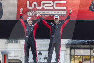 Podium du Rallye WRC Automobile de Monte-Carlo 2025