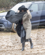 Former UK Prime Minister David Cameron attends Cocklebarrow Point to Point races