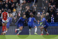Barclays Women's Super League match between Chelsea FC and Arsenal FC at Stamford Bridge on January 26, 2025 in London, UK.