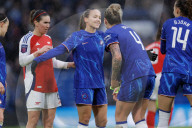 Barclays Women's Super League match between Chelsea FC and Arsenal FC at Stamford Bridge on January 26, 2025 in London, UK.
