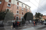 Bologna, giorno della memoria - installazione pietre di inciampo a casa di Arpad Weisz