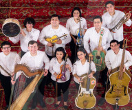 Concert of the Orchestra of Recycled Instruments and Cateura at Lancaster House, London, UK.