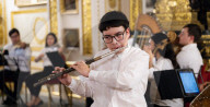 Concert of the Orchestra of Recycled Instruments and Cateura at Lancaster House, London, UK.