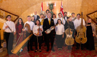 Concert of the Orchestra of Recycled Instruments and Cateura at Lancaster House, London, UK.