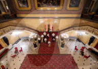 Concert of the Orchestra of Recycled Instruments and Cateura at Lancaster House, London, UK.