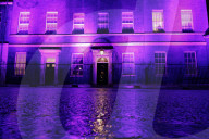 10 Downing Street is lit to mark Holocaust Memorial Day