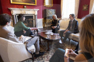 Rachel Reeves UK Chancellor of the Exchequer meets with BT