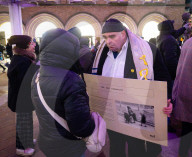 Holocaust Memorial Day event at Liverpool Street Station, London, UK.