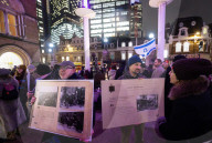 Holocaust Memorial Day event at Liverpool Street Station, London, UK.