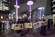 Holocaust Memorial Day event at Liverpool Street Station, London, UK.