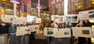 Holocaust Memorial Day event at Liverpool Street Station, London, UK.