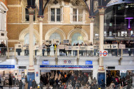 Holocaust Memorial Day event at Liverpool Street Station, London, UK.
