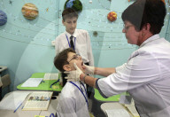 Kharkiv children forced to learn underground as Russia targets schools