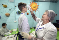 Kharkiv children forced to learn underground as Russia targets schools