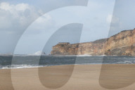 Storm Herminia creates huge waves on Portugal beach