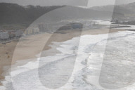 Storm Herminia creates huge waves on Portugal beach