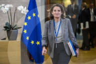 European Commission meets to adopt Competitiveness Compass in Brussels, Belgium.