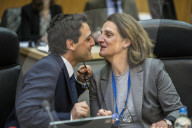 European Commission meets to adopt Competitiveness Compass in Brussels, Belgium.