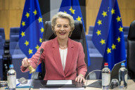 European Commission meets to adopt Competitiveness Compass in Brussels, Belgium.