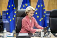 European Commission meets to adopt Competitiveness Compass in Brussels, Belgium.