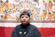 Citra Sasmita: Into Eternal Land exhibition at The Curve at the Barbican Centre, London, UK.