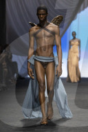 Défilé Jean Paul Gaultier x Ludovic De St Sernin "Collection Haute Couture Automne/Hiver 2024-2025" lors de la Fashion Week de Paris (PFW)