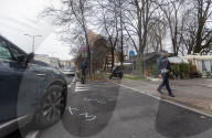 Milano - Incidente fra un&#x2019;automobile e una motocicletta 
