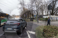 Milano - Incidente fra un&#x2019;automobile e una motocicletta 