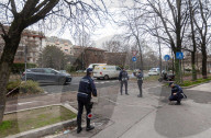 Milano - Incidente fra un&#x2019;automobile e una motocicletta 
