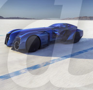 Stunning concept electric car inspired by jet planes