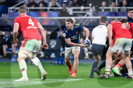 Lancement du Tournoi des Six Nations opposant la France au Pays de Galles (43-0) au stade de France à Saint-Denis