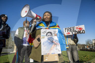 Protest march in Brussels over the conflict in the Democratic Republic of the Congo