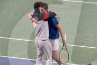 Tennis Coupe Davis: La France mène 2-0 après les victoires d'Arthur Fils et d'Ugo Humbert à Orléans